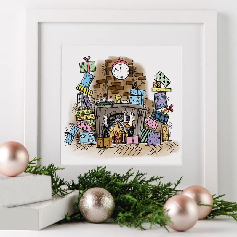 Threetols Merry Christmas Silicone Clear Stamps, Happy New Year Christmas Gift Words Stove Clear Seal Rubber Stamps for Card Making Christmas Crafts Scrapbooking Album Paper Stamps Decoration - Image 5